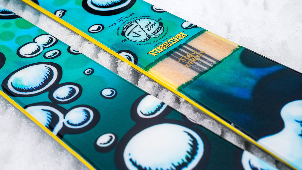 The Joyride "FIRESKY" Drew Brophy x J Collab Limited Edition Ski