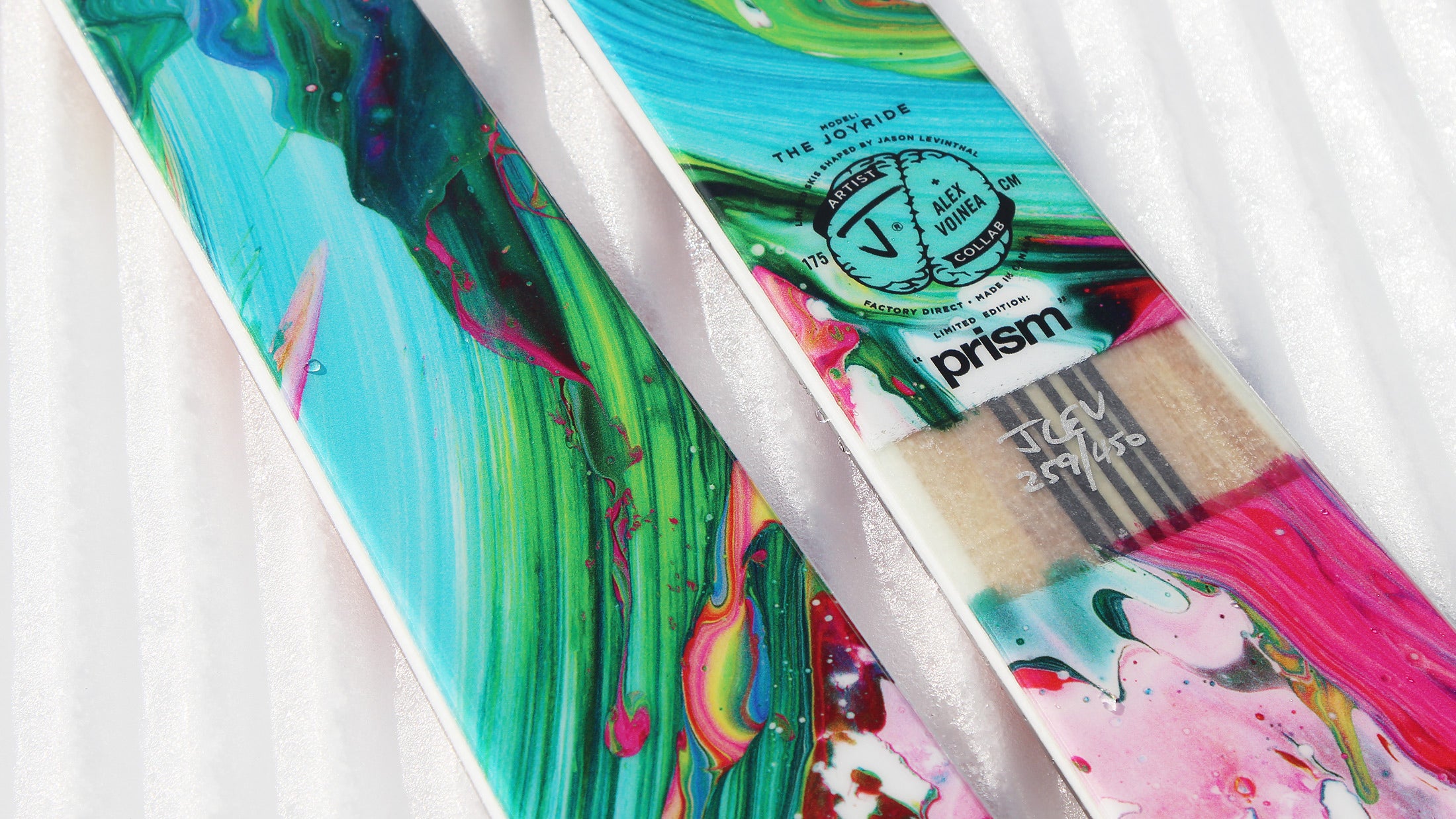 The Joyride "PRISM" Alex Voinea x J Collab Limited Edition Ski
