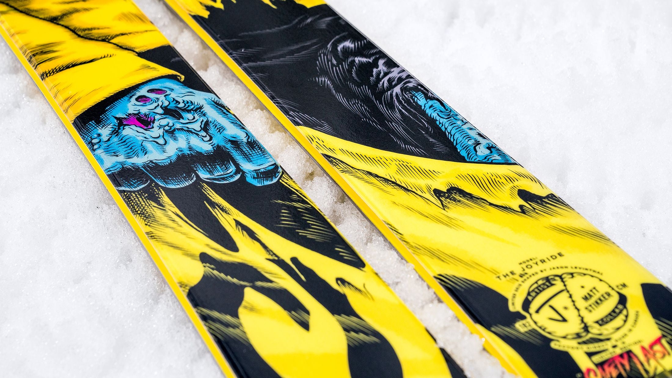 The Joyride "SAFETY LAST" Matt Stikker x J Collab Limited Edition Ski