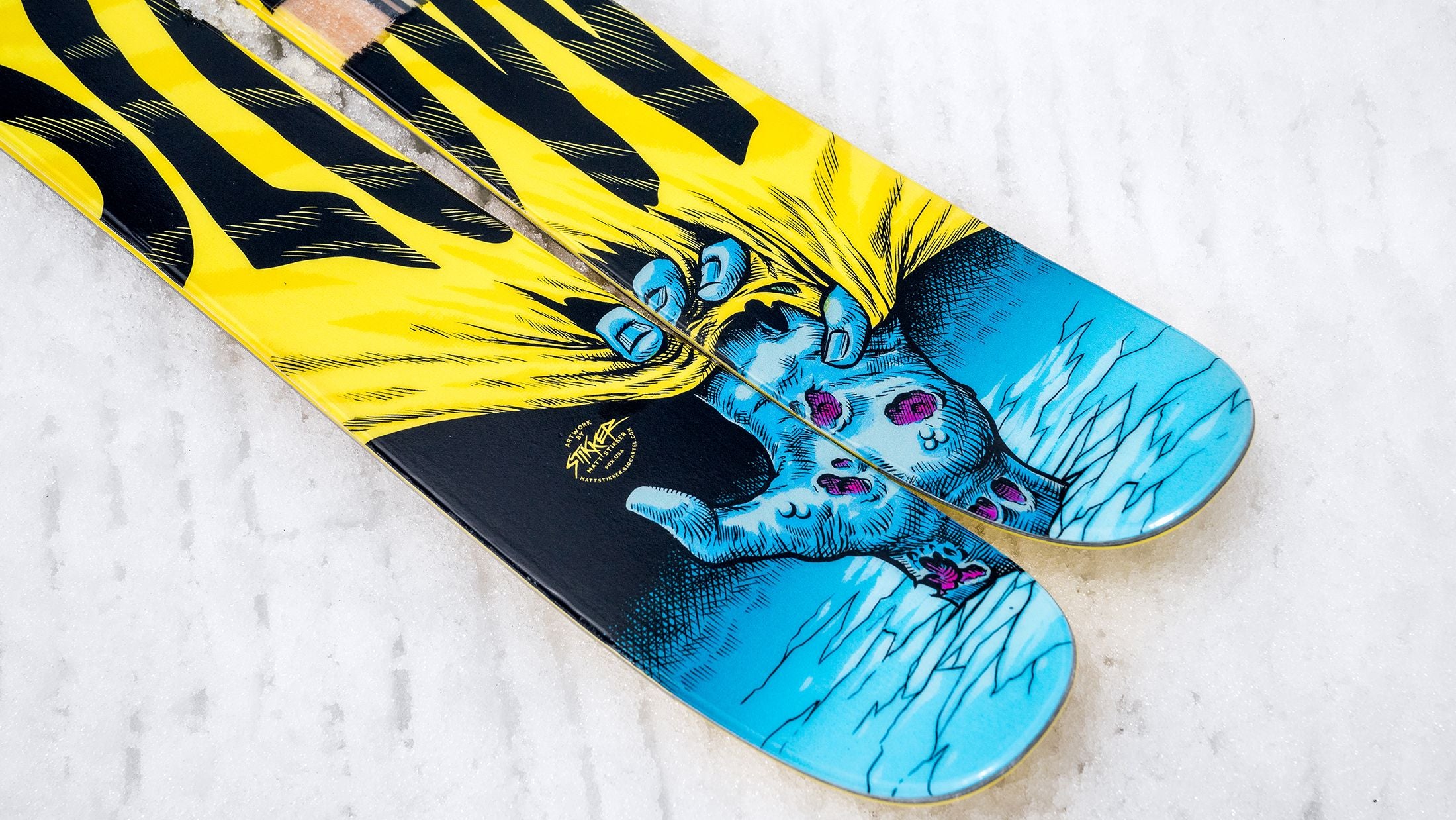 The Joyride "SAFETY LAST" Matt Stikker x J Collab Limited Edition Ski