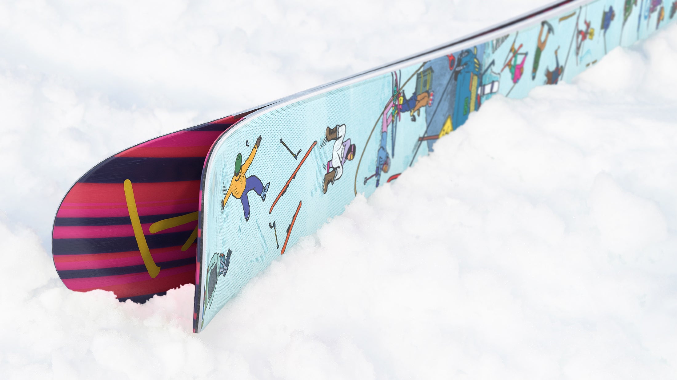The Joyride "YARDSALE" Jerry of the Day x J Collab Limited Edition Ski