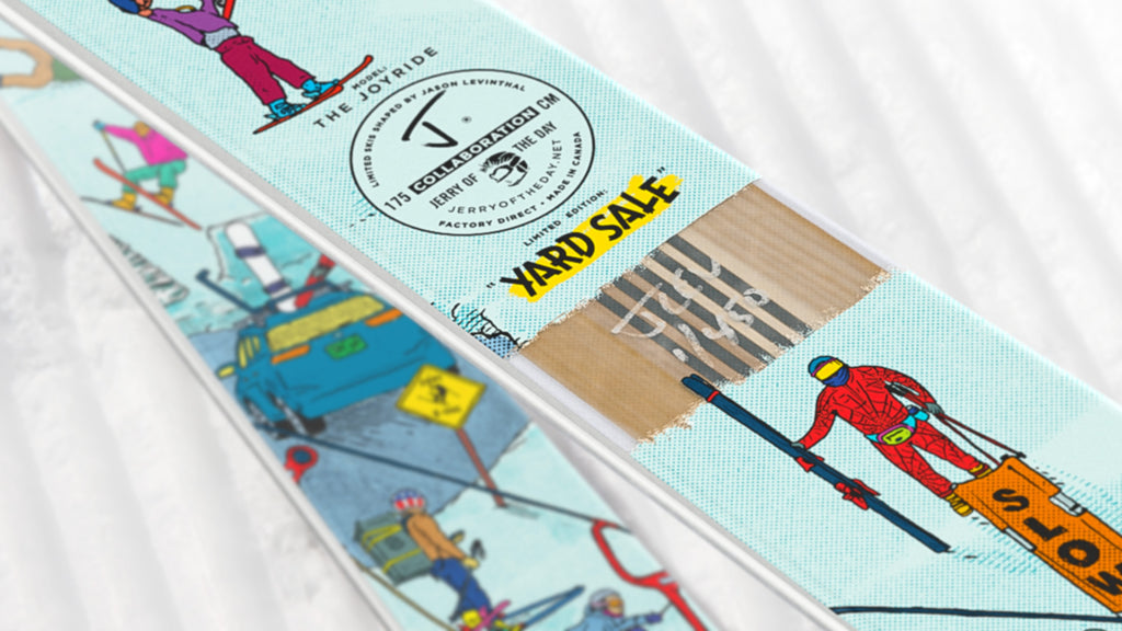 The Joyride "YARDSALE" Jerry of the Day x J Collab Limited Edition Ski