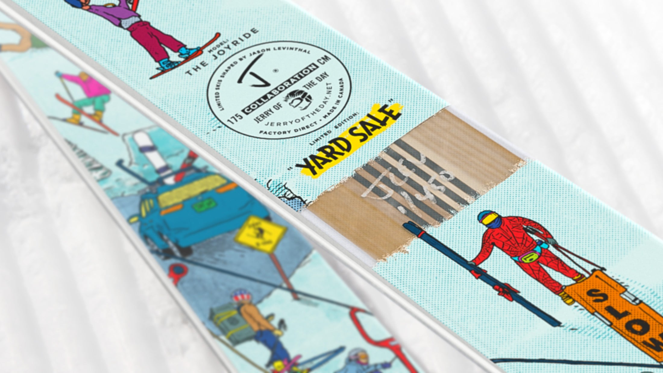 The Joyride "YARDSALE" Jerry of the Day x J Collab Limited Edition Ski