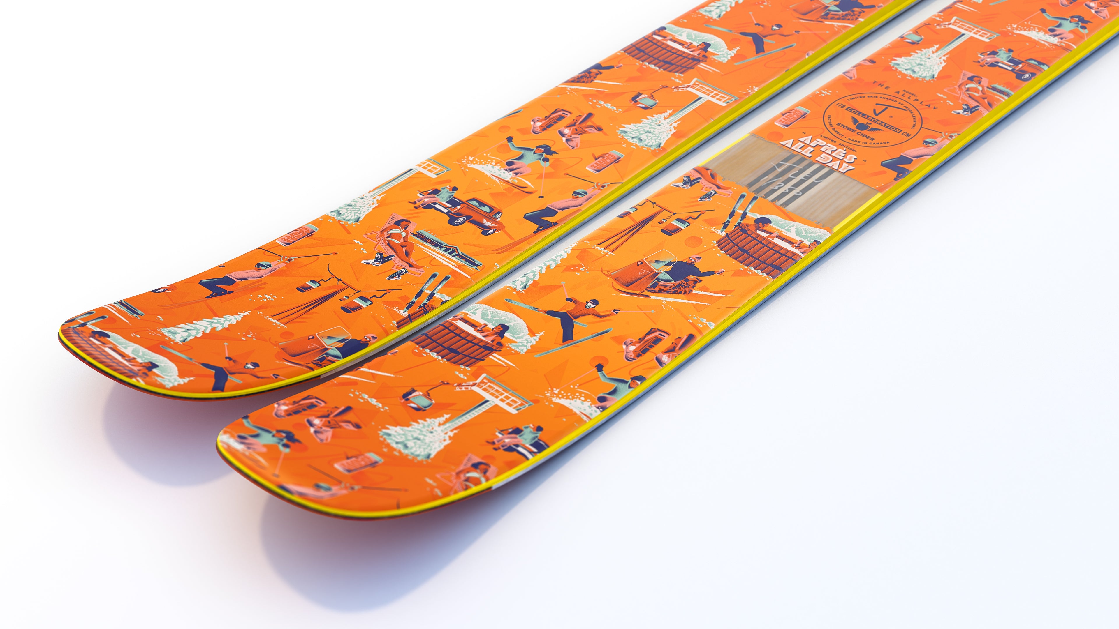 The Allplay "APRÈS ALL DAY" Stowe Cider x J Collab Limited Edition Ski