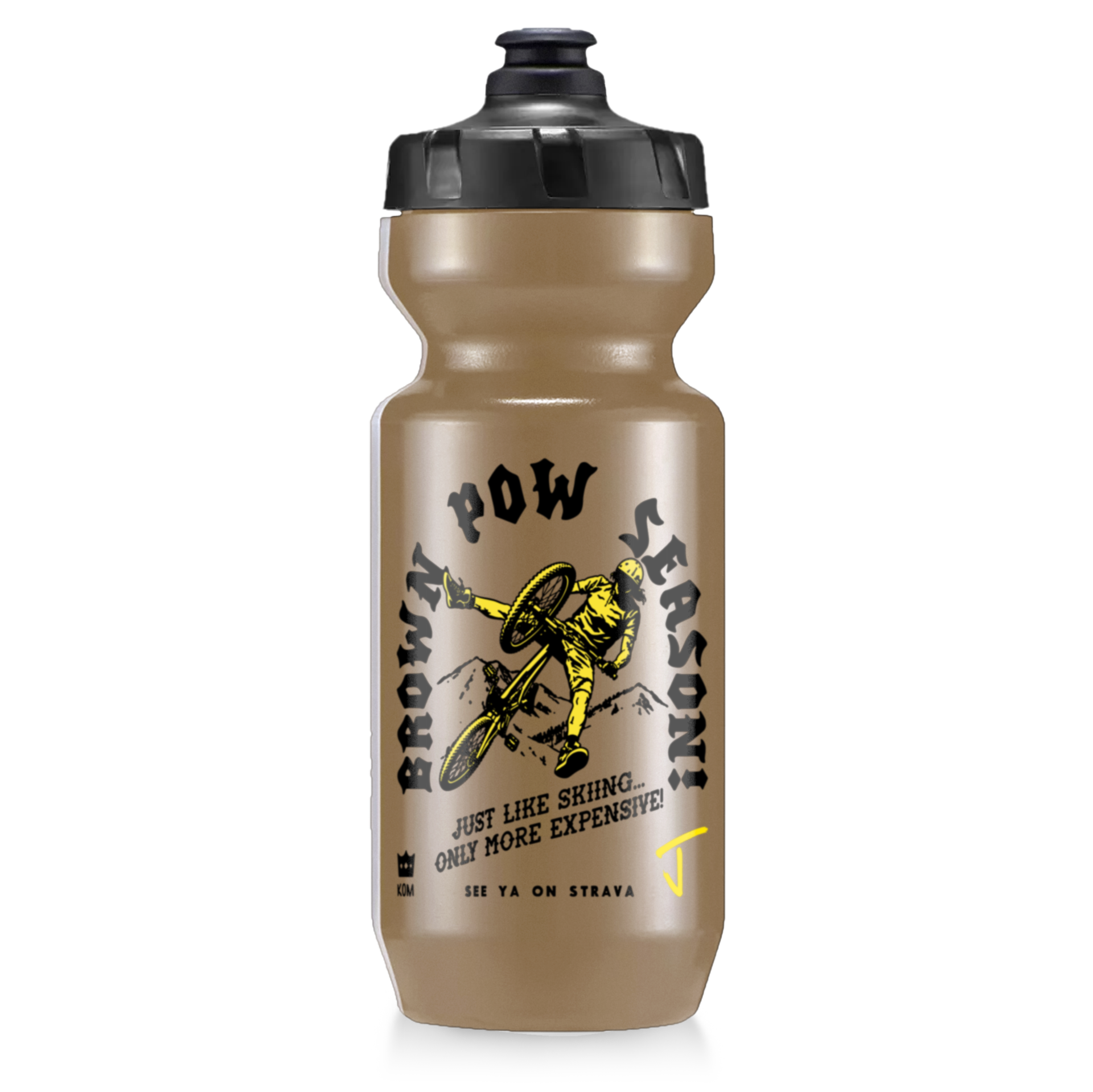 Brown Pow Specialized Bike Bottle