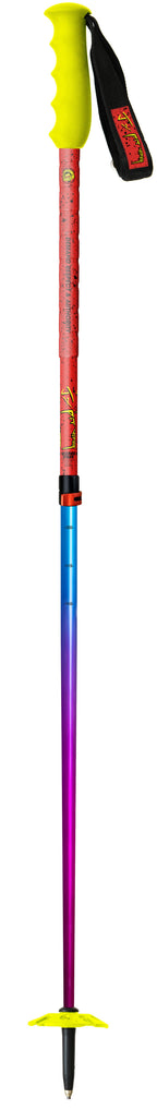 Wizard Staff Pro Adjustable Ski Poles "Pit Viper"