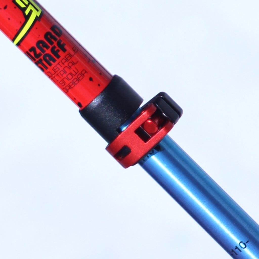 Wizard Staff Pro Adjustable Ski Poles "Pit Viper"