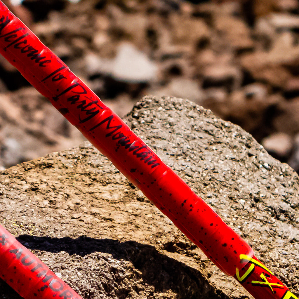 Wizard Staff Pro Adjustable Ski Poles "Pit Viper"