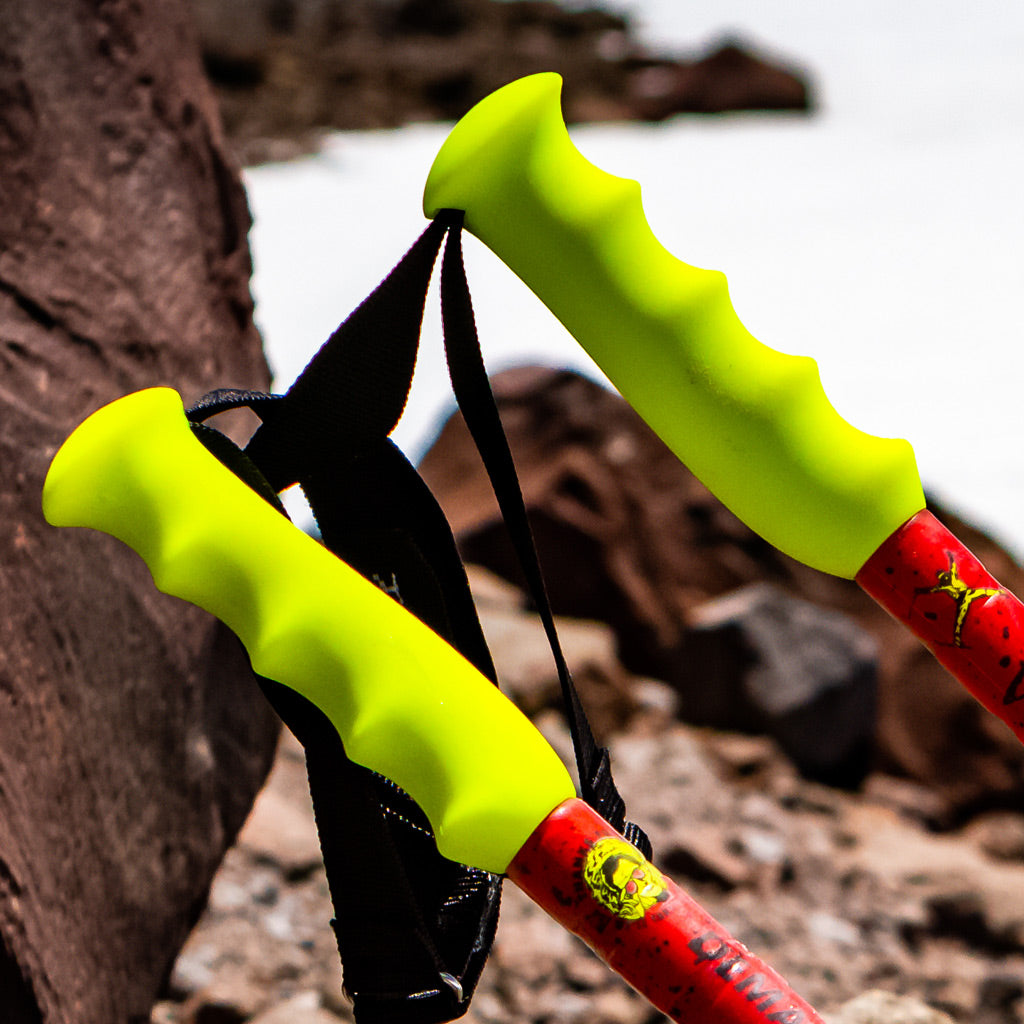 Wizard Staff Pro Adjustable Ski Poles "Pit Viper"