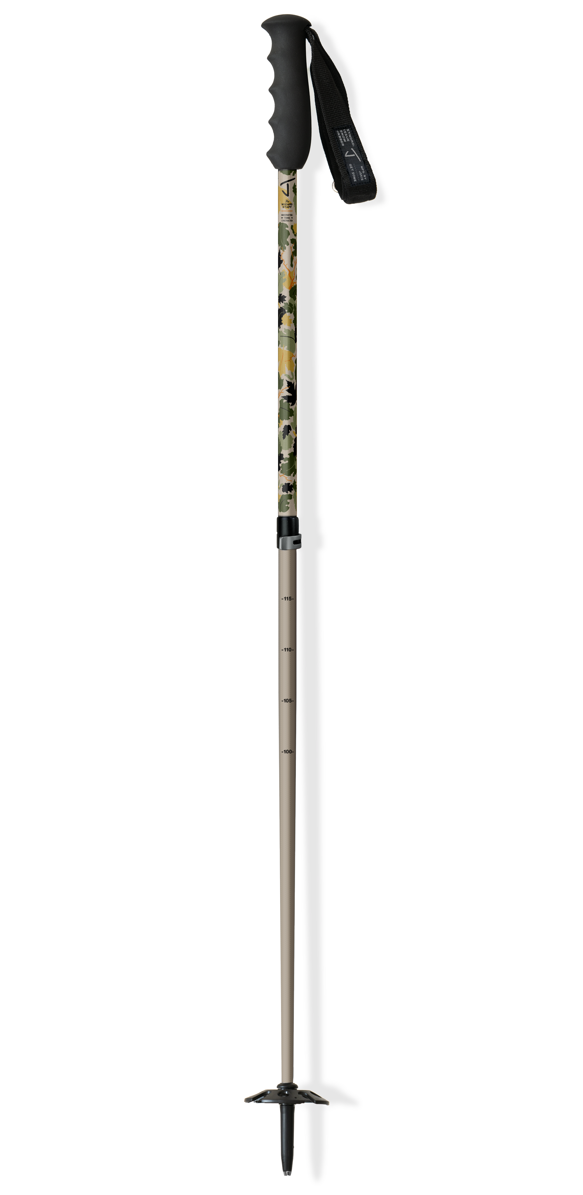Wizard Staff Adjustable Ski Poles "Leaf Camo"