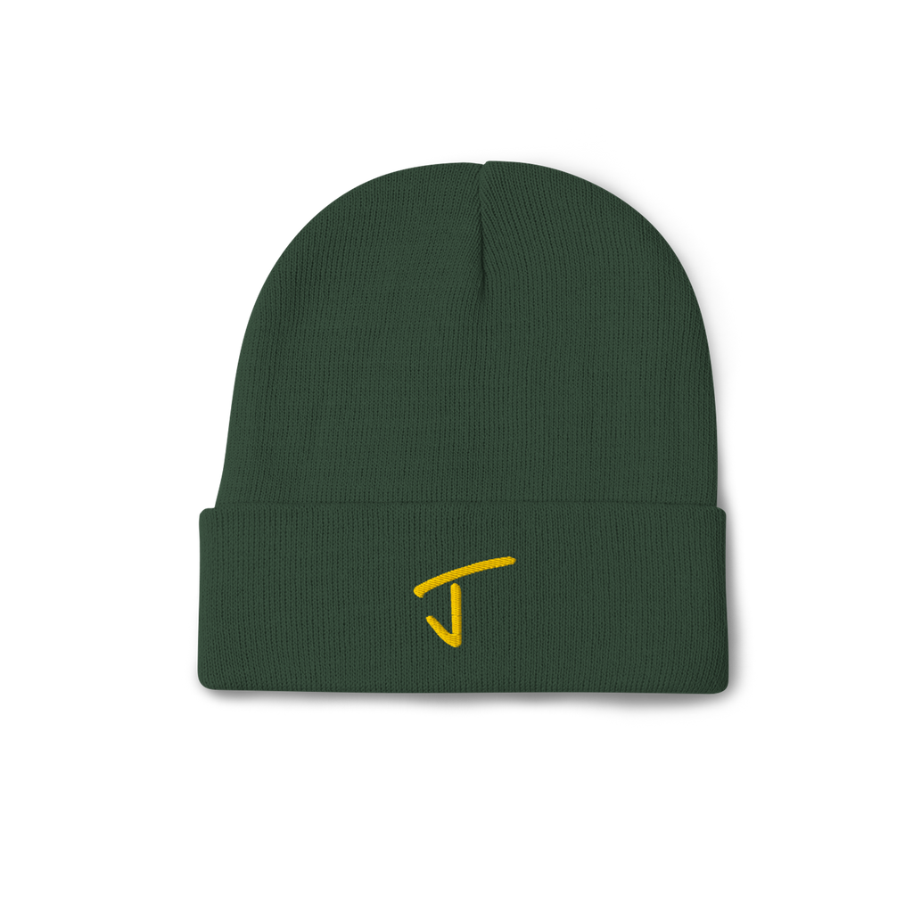 J Embroidered Beanie