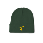 J Embroidered Beanie