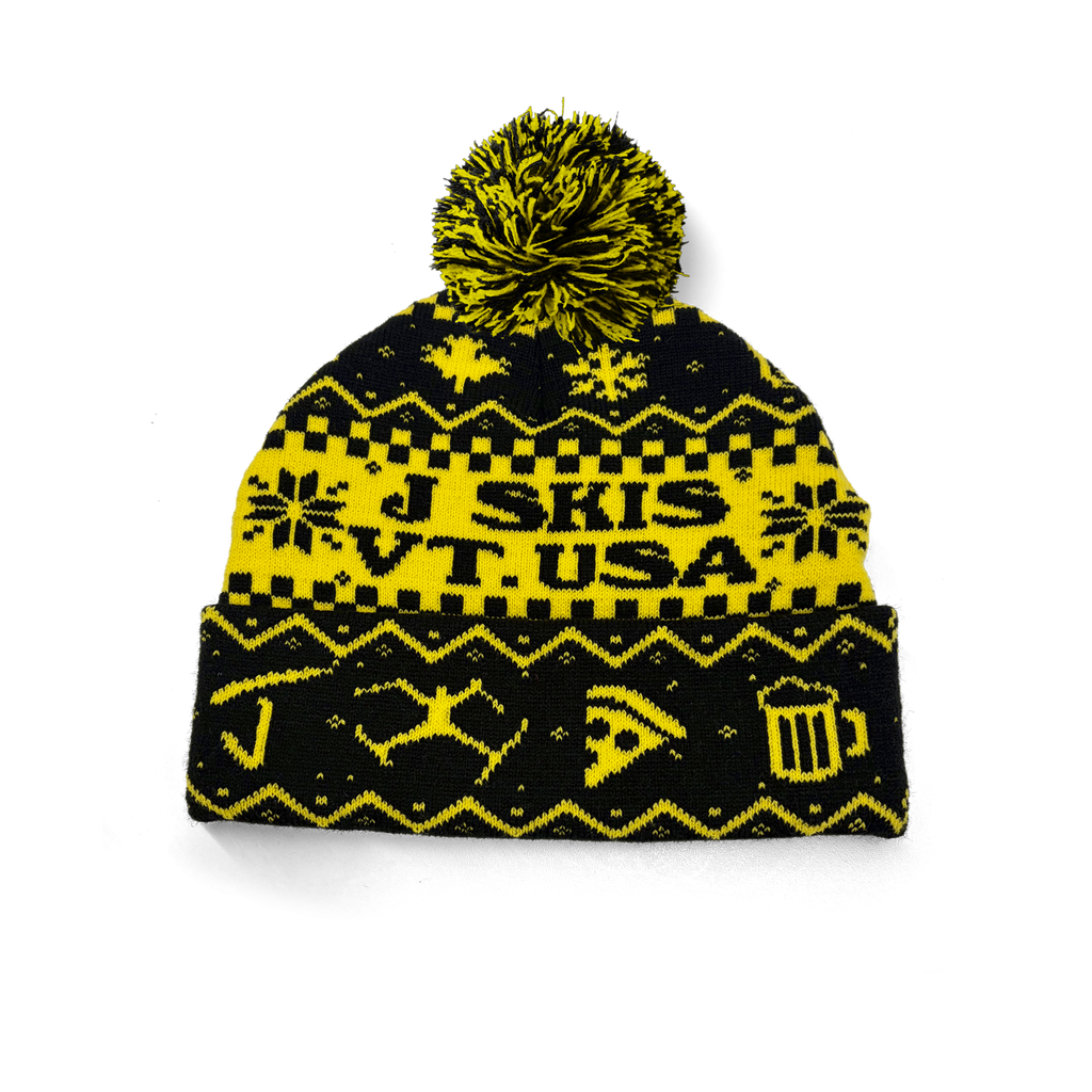 J skis Pom Beanie
