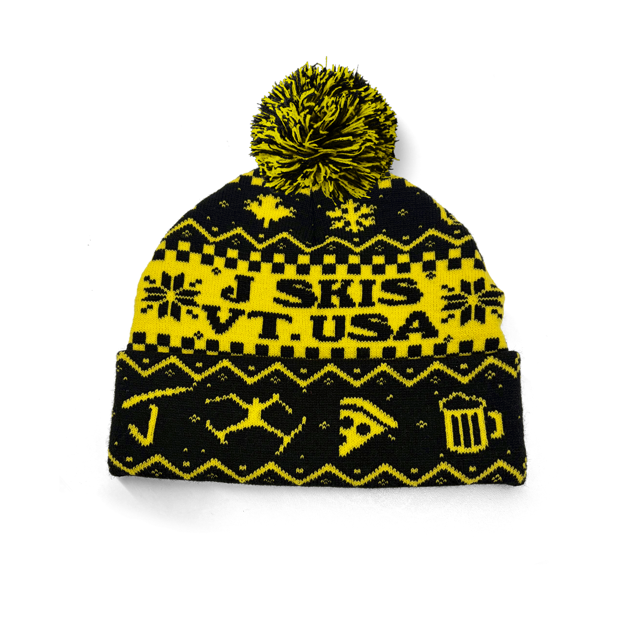 J skis Pom Beanie