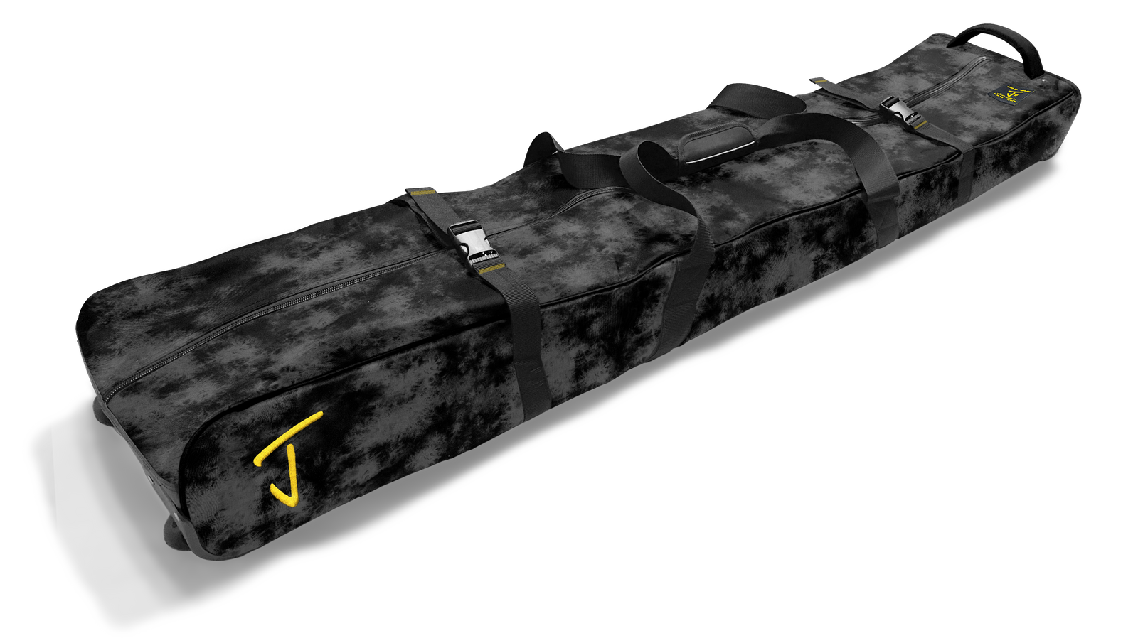 Ski Roller Bag, Black Tropic