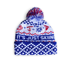 Just Skiing Pom Beanie