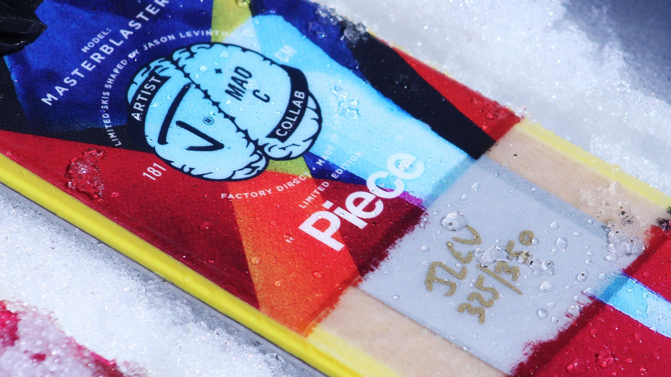 The Masterblaster "PIECE" MadC x J Collab Limited Edition Ski