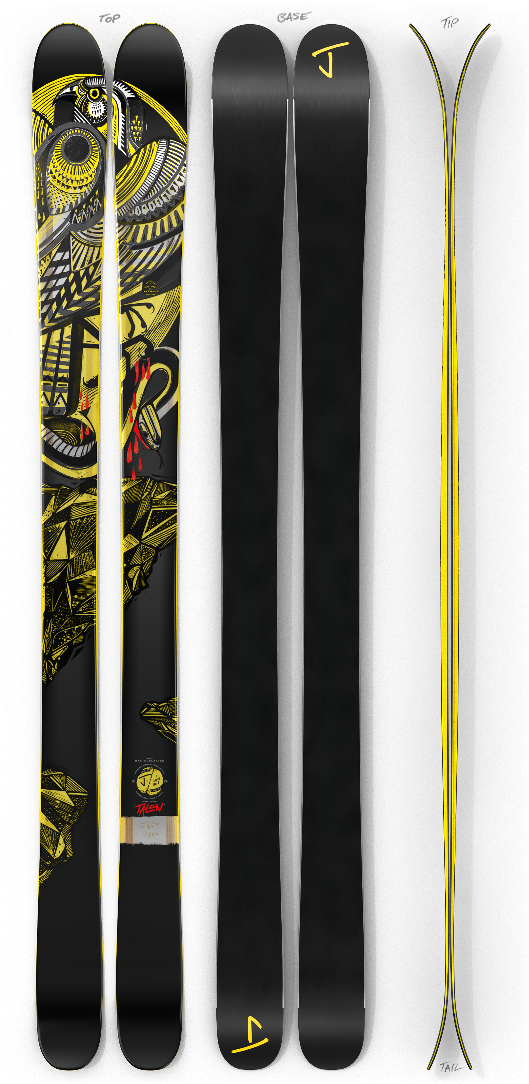 The Masterblaster "TALON" David Hale x J Collab Limited Edition Ski