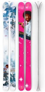 The Masterblaster "THE JOY OF SKIING III" Bob Ross x J Collab Limited Edition Ski