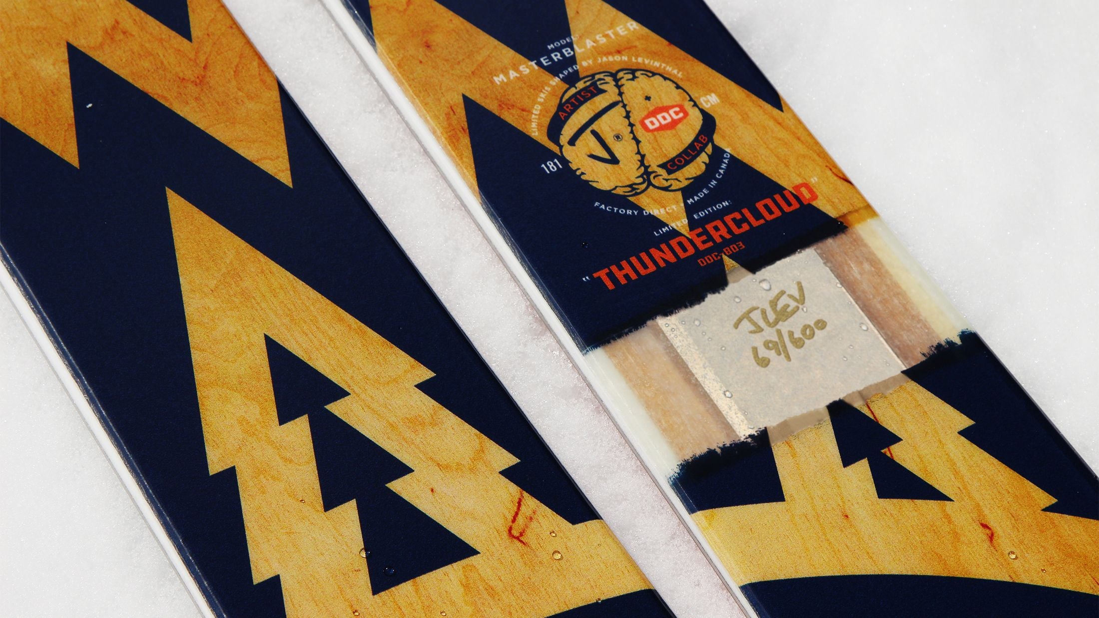 The Masterblaster "THUNDERCLOUD" DDC x J Collab Limited Edition Ski