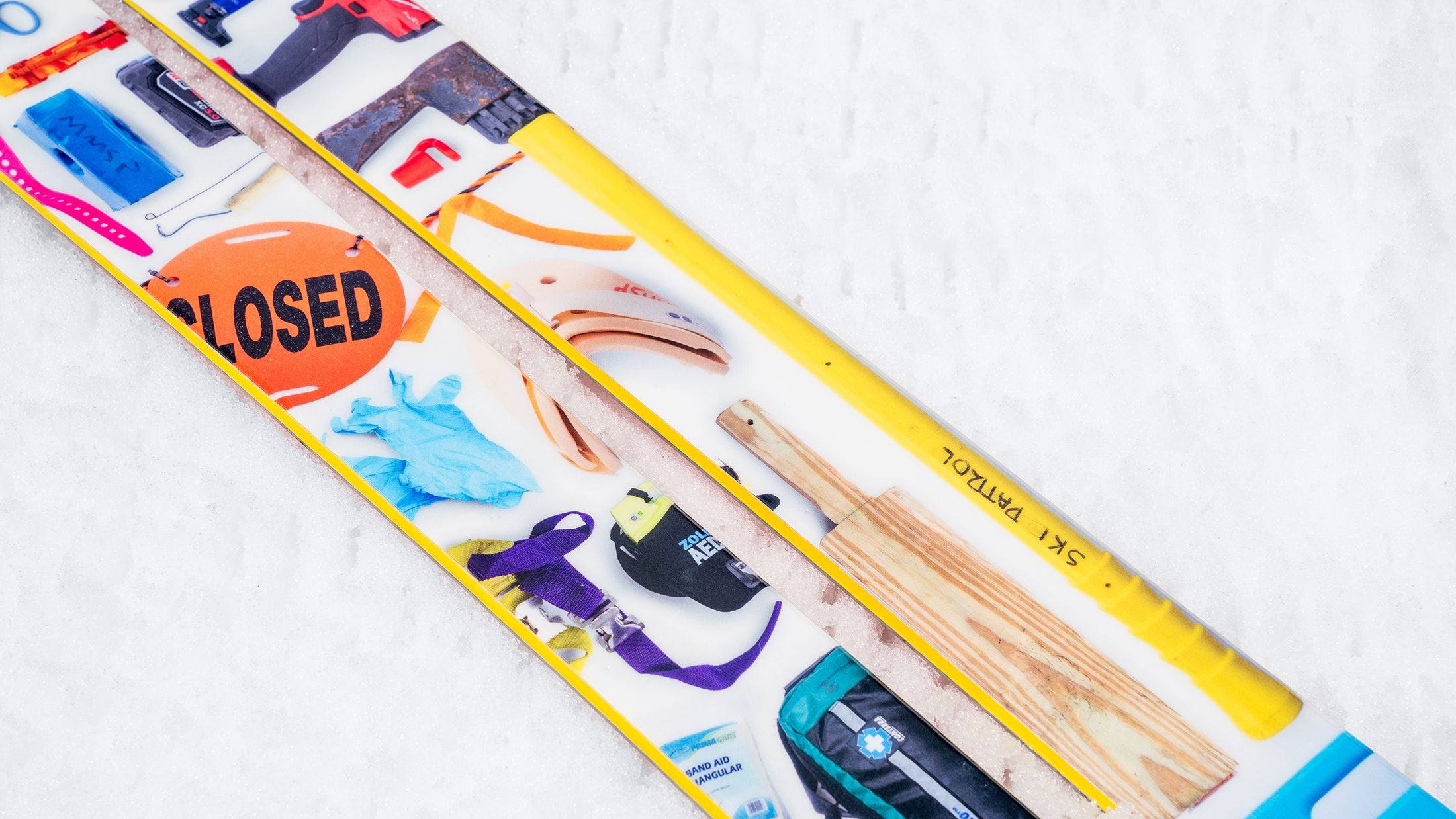 The Masterblaster "TOOLS OF THE TRADE" Mount Mansfield Ski Patrol x J Collab Limited Edition Ski