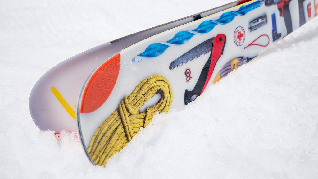The Masterblaster "TOOLS OF THE TRADE" Mount Mansfield Ski Patrol x J Collab Limited Edition Ski