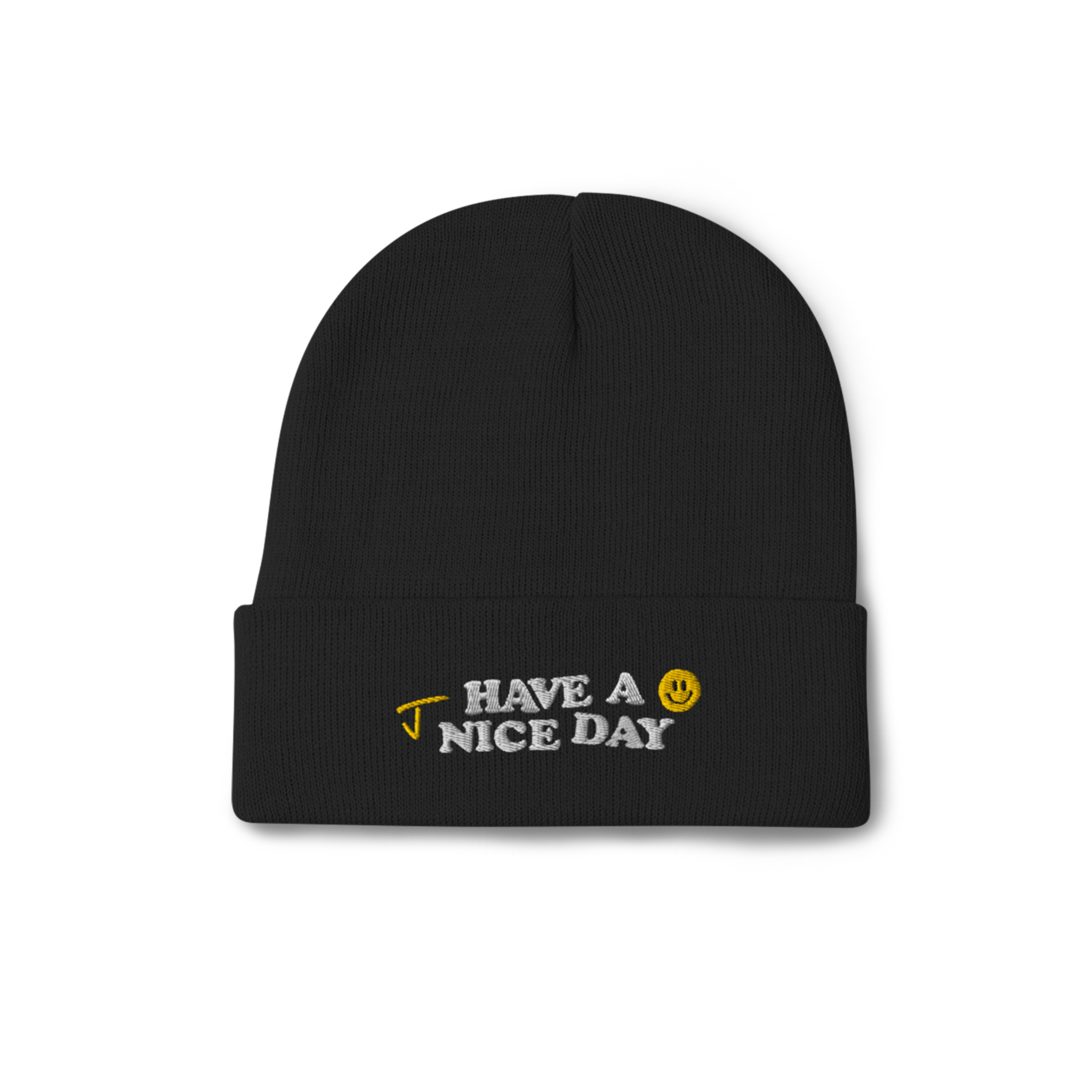 Nice Day Embroidered Beanie