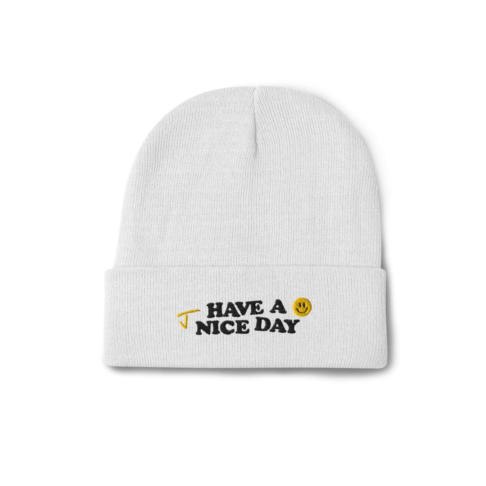Nice Day Embroidered Beanie