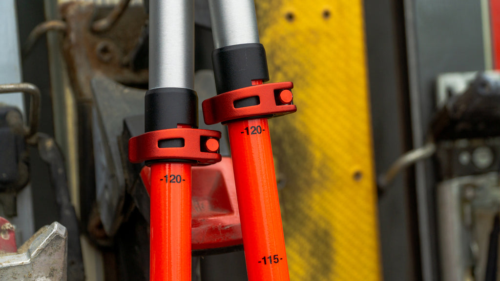Wizard Staff Pro Adjustable Ski Poles "Retro"