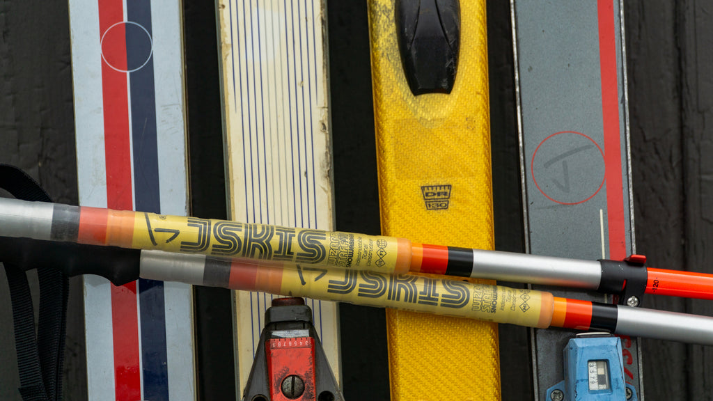 Wizard Staff Pro Adjustable Ski Poles "Retro"