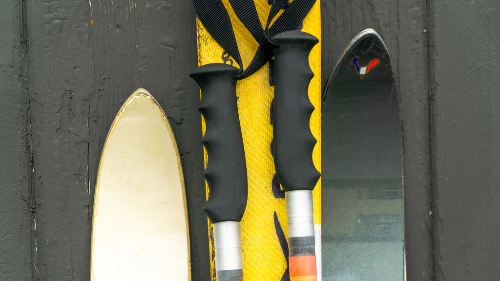 Wizard Staff Pro Adjustable Ski Poles "Retro"