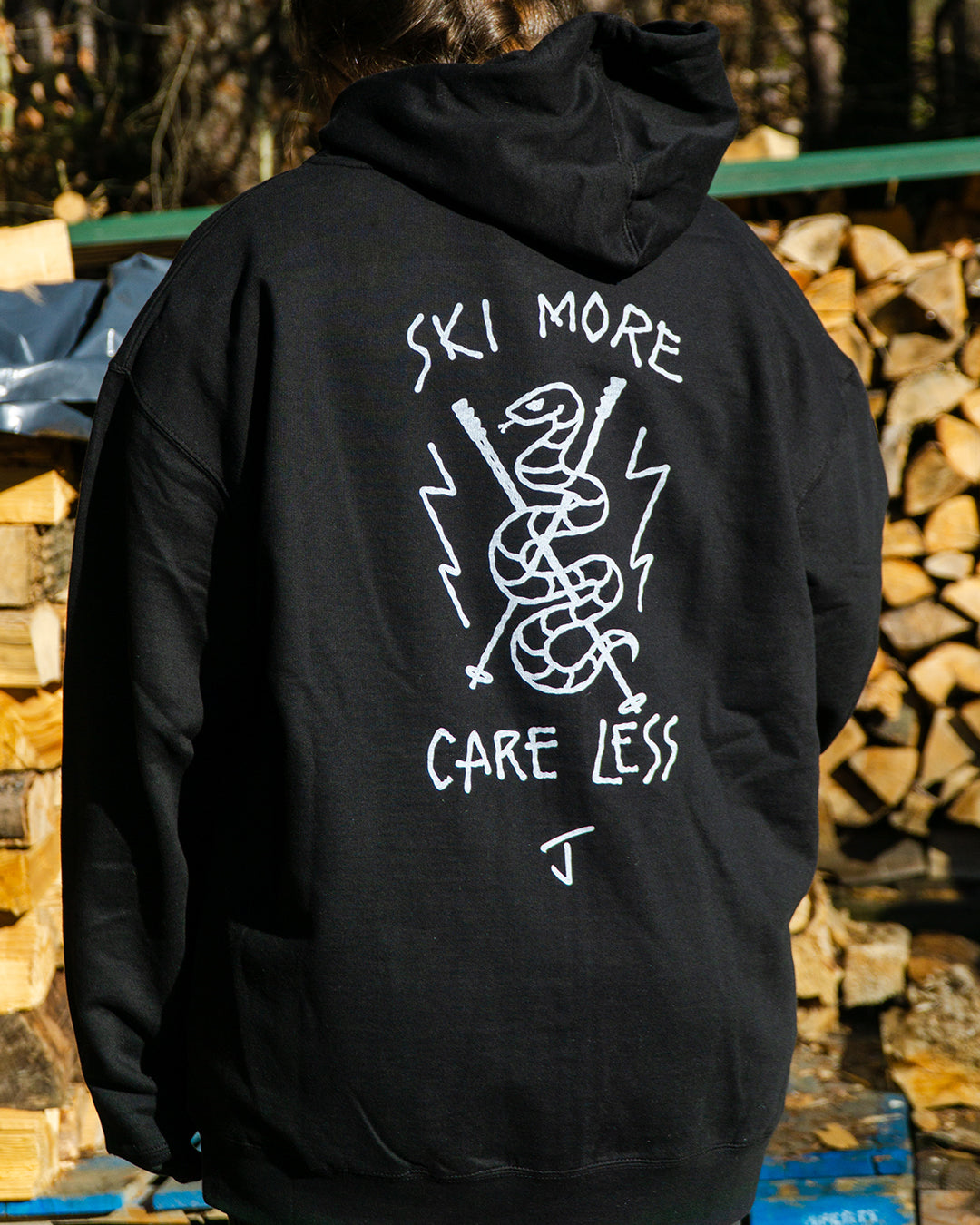 Ski More Zip Hoodie