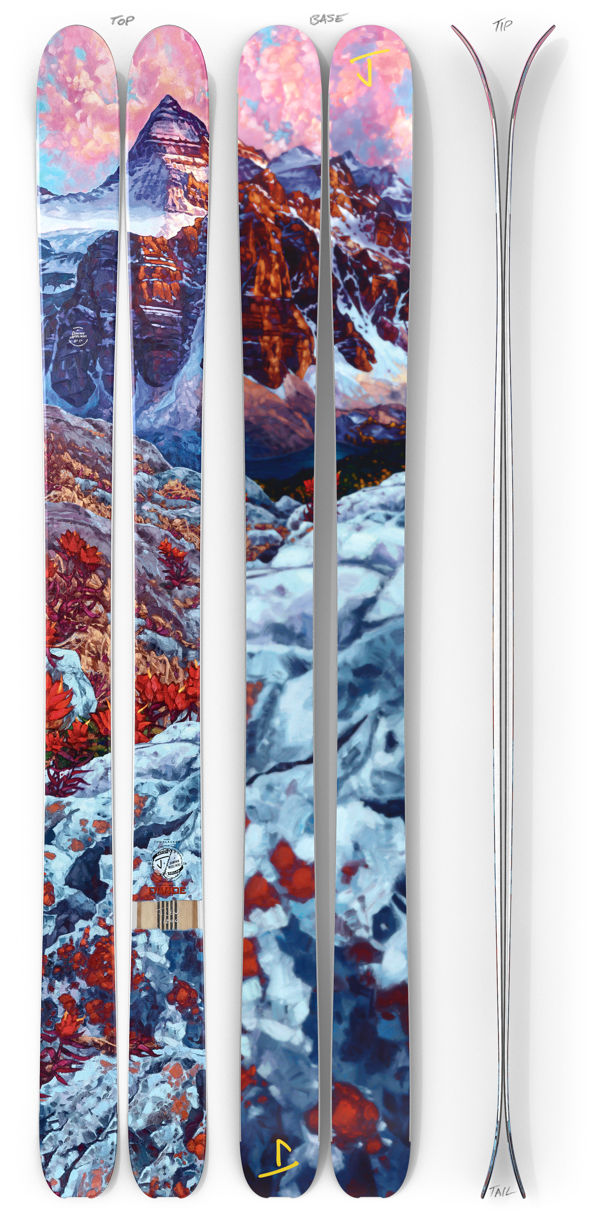 The Slacker "DIVIDE" Dominik Modlinski x J Collab Limited Edition Ski