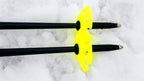 Stick Shift Adjustable Ski Poles "Splatter"
