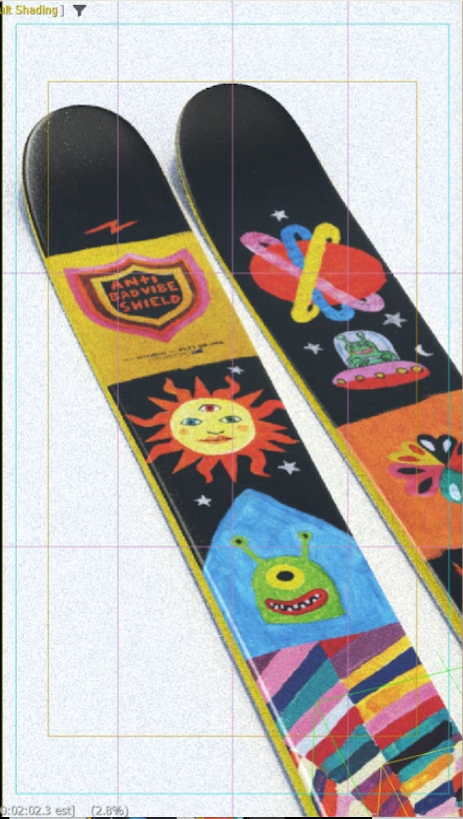 The Fastforward "GLORY DAZED" Limited Edition Ski