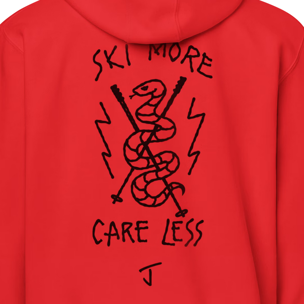 Ski More Zip Hoodie