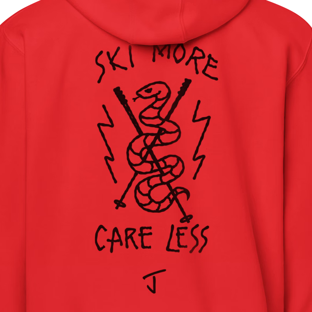 Ski More Zip Hoodie