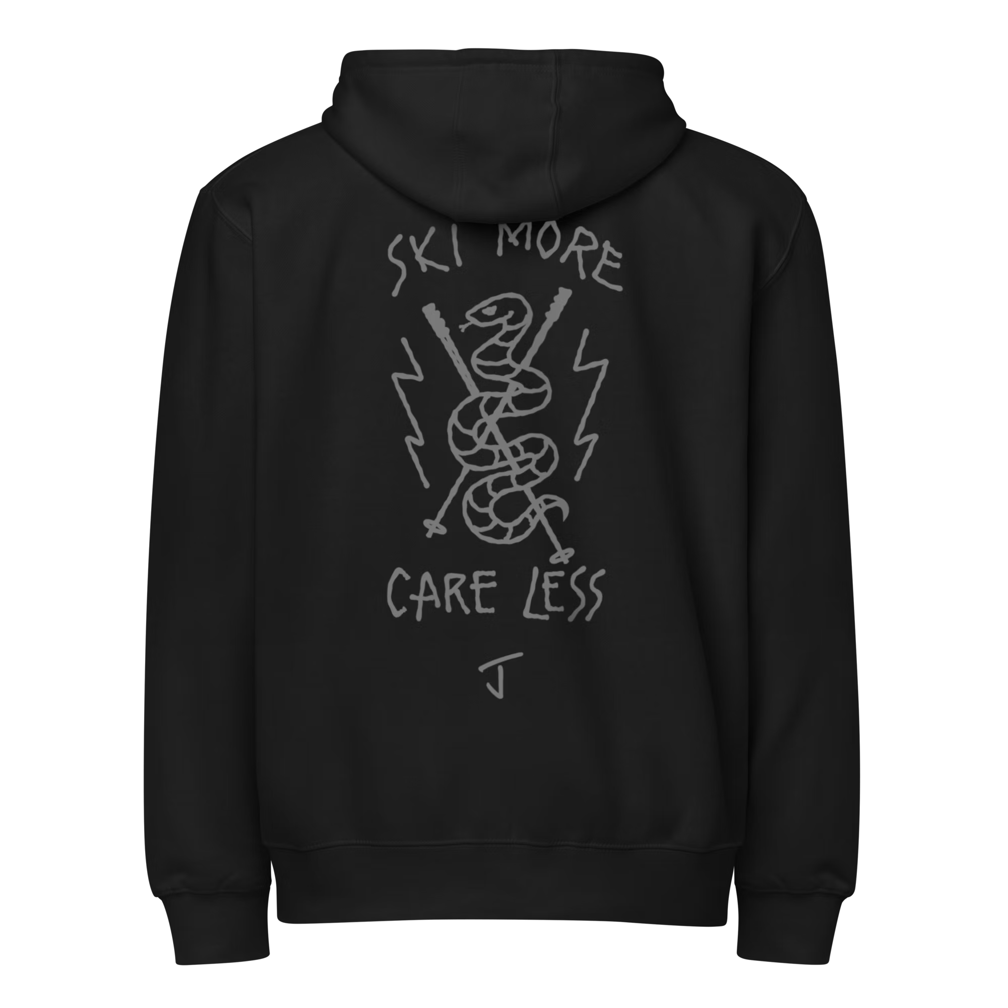 Ski More Zip Hoodie