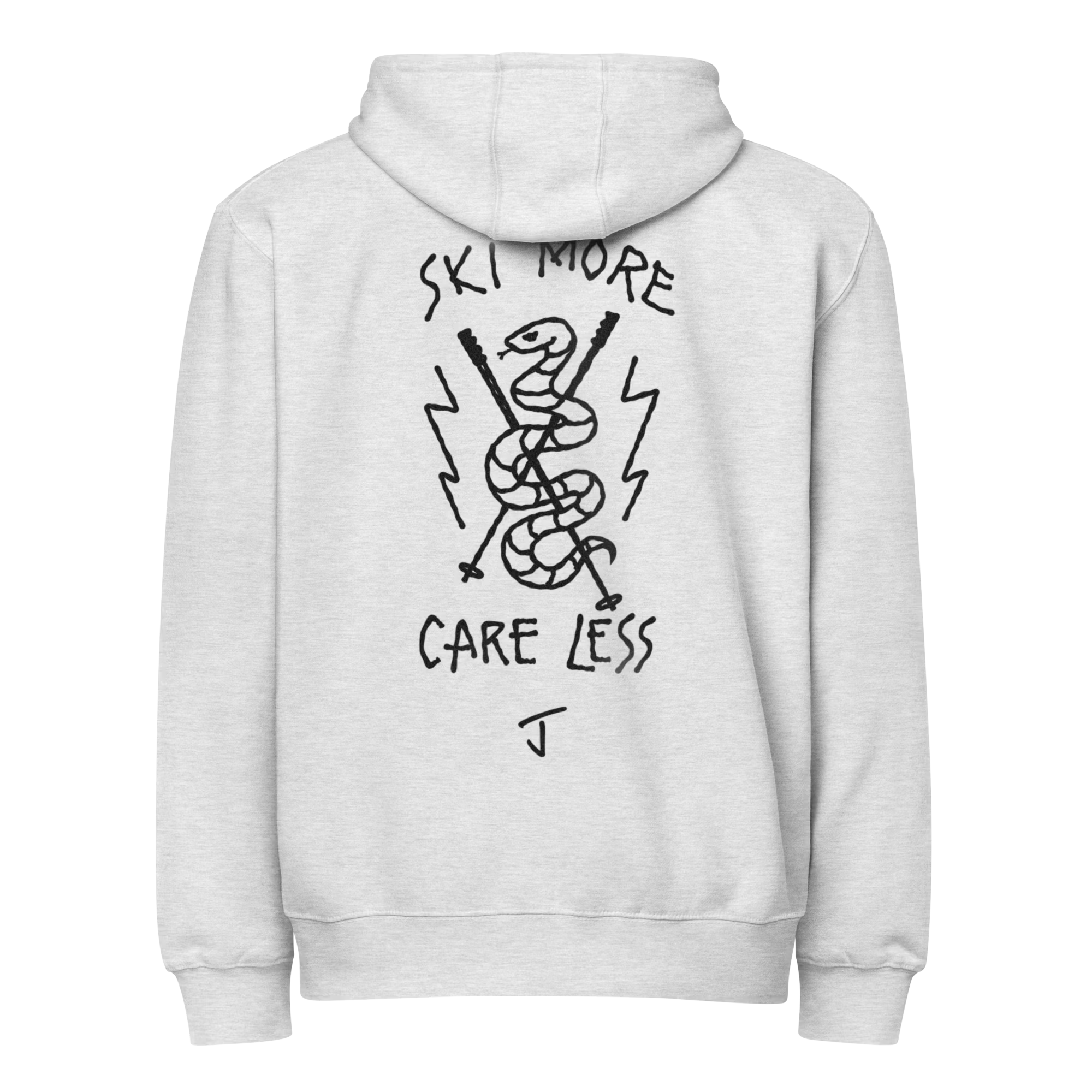 Ski More Zip Hoodie