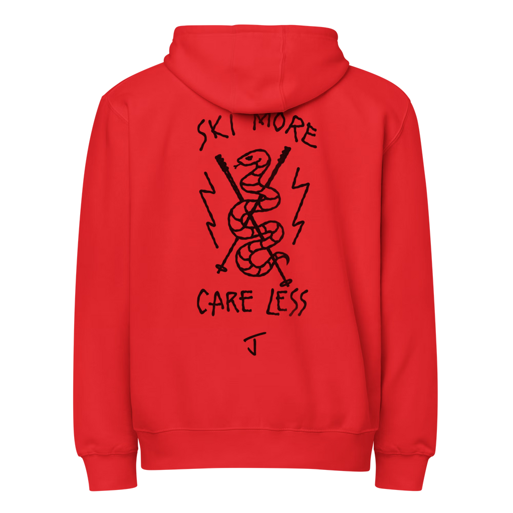 Ski More Zip Hoodie