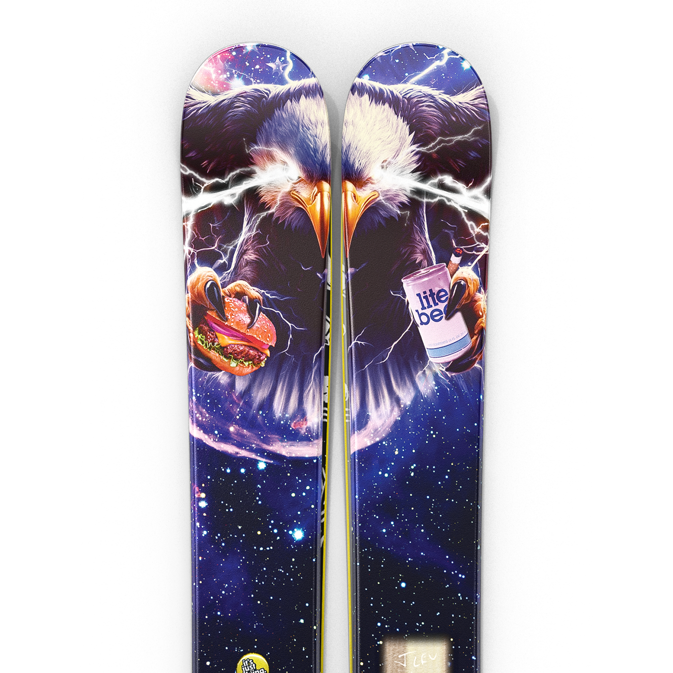 SKIBLADEZZZ "RED GLARE" BLEMISH
