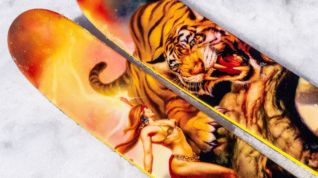 The Vacation "BEAST SLAYER" Julie Bell and Boris Vallejo x J Collab Limited Edition Ski
