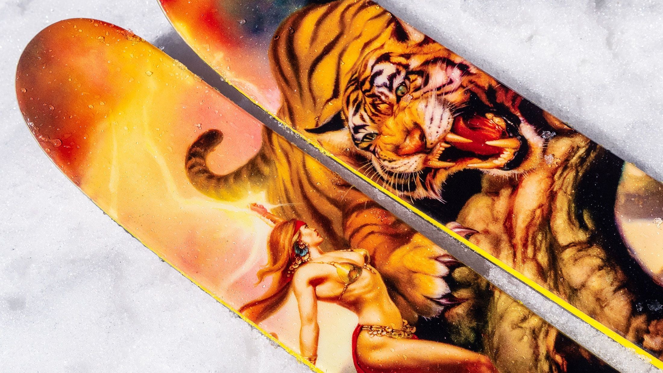 The Vacation "BEAST SLAYER" Julie Bell and Boris Vallejo x J Collab Limited Edition Ski