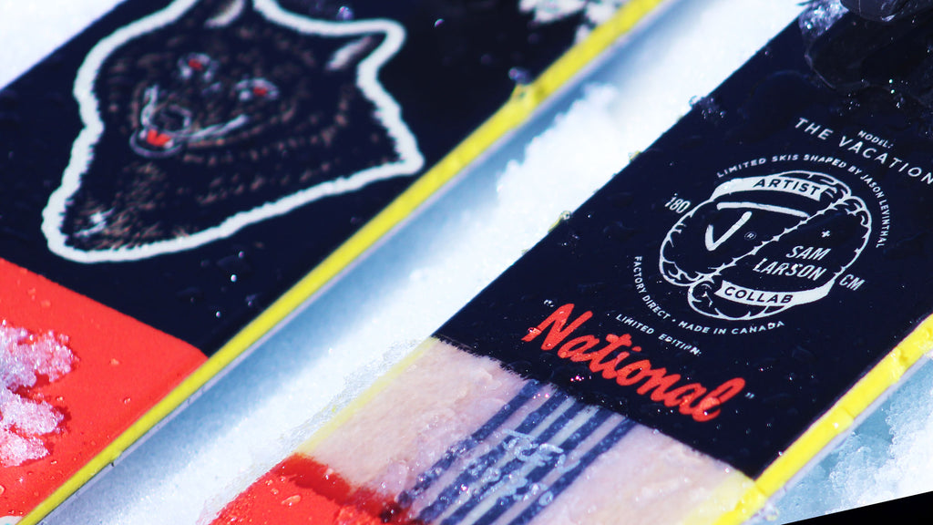 The Vacation "NATIONAL" Sam Larson x J Collab Limited Edition Ski