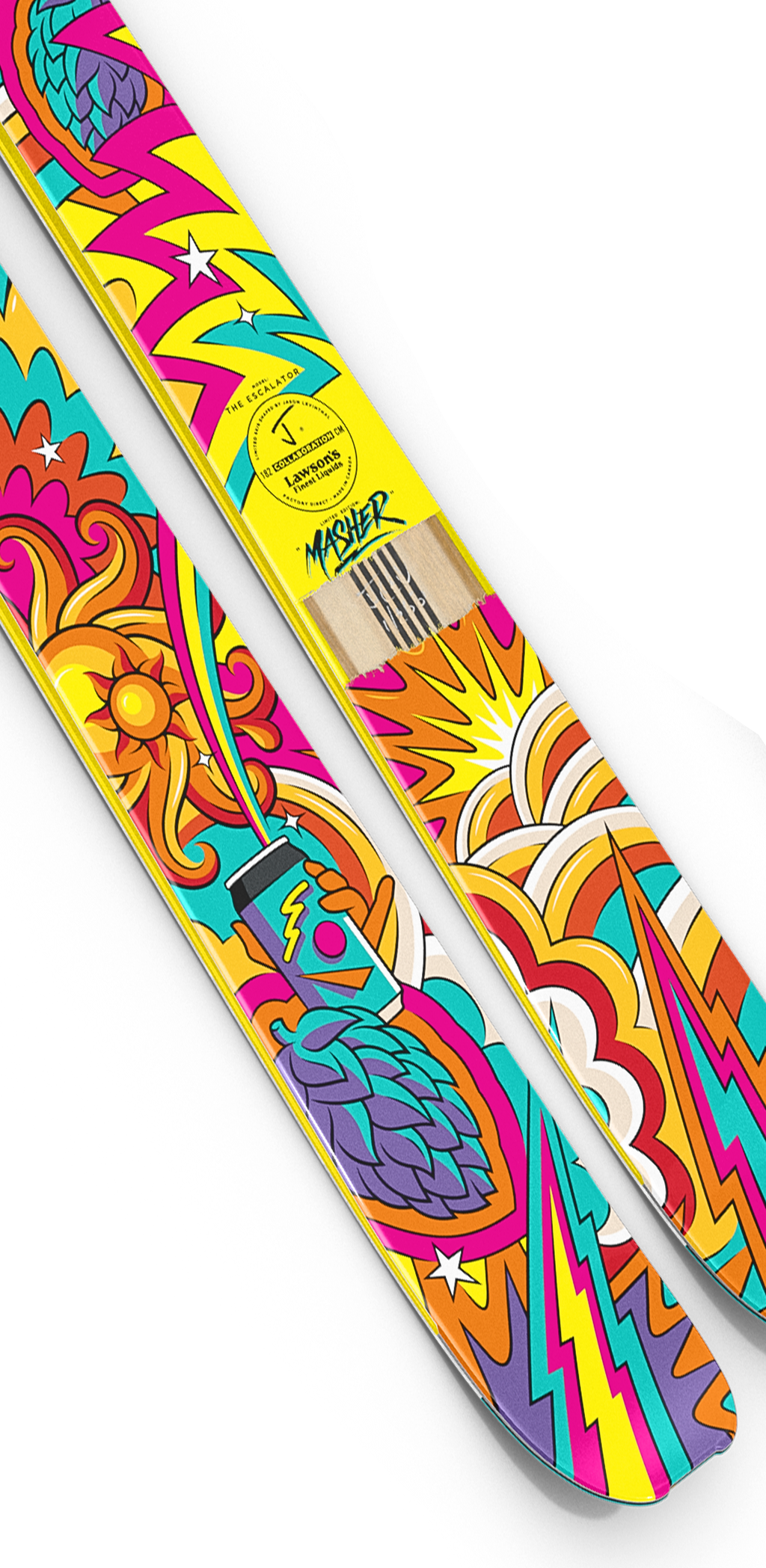 The Escalator "MASHER" Lawson's Finest Liquids x J Collab Limited Edition Ski
