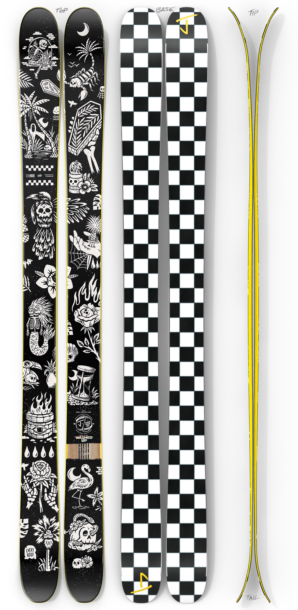 The Vacation "WASHED UP" Spring Break Jake x J Collab Limited Edition Ski