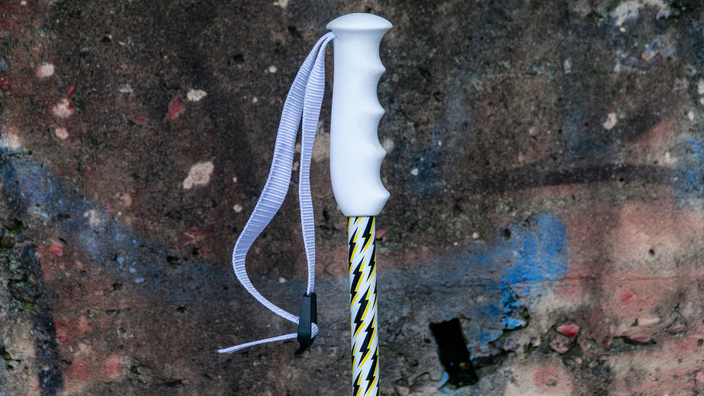 Wizard Staff Adjustable Ski Poles "White Lightning"