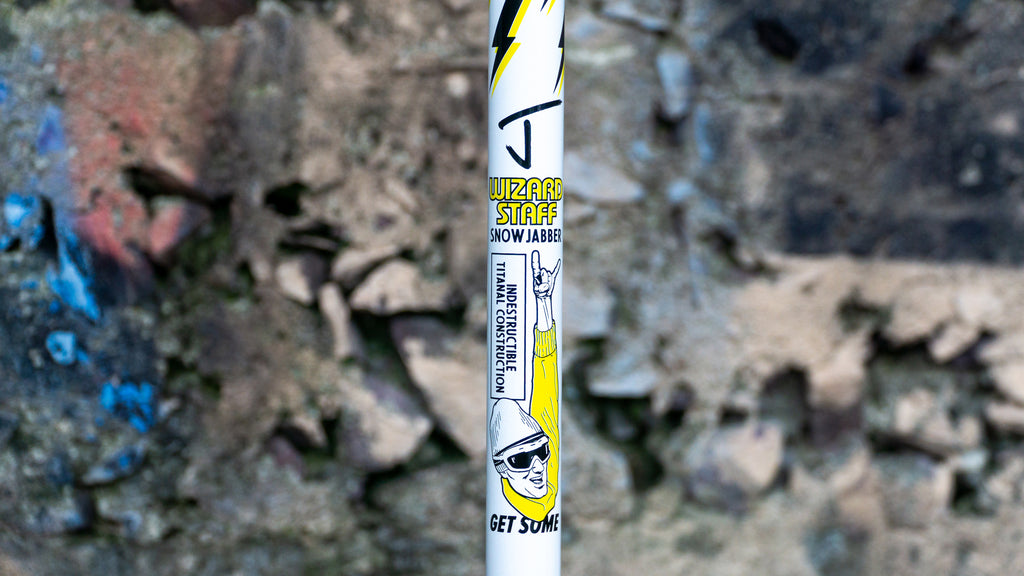Wizard Staff Adjustable Ski Poles "White Lightning"