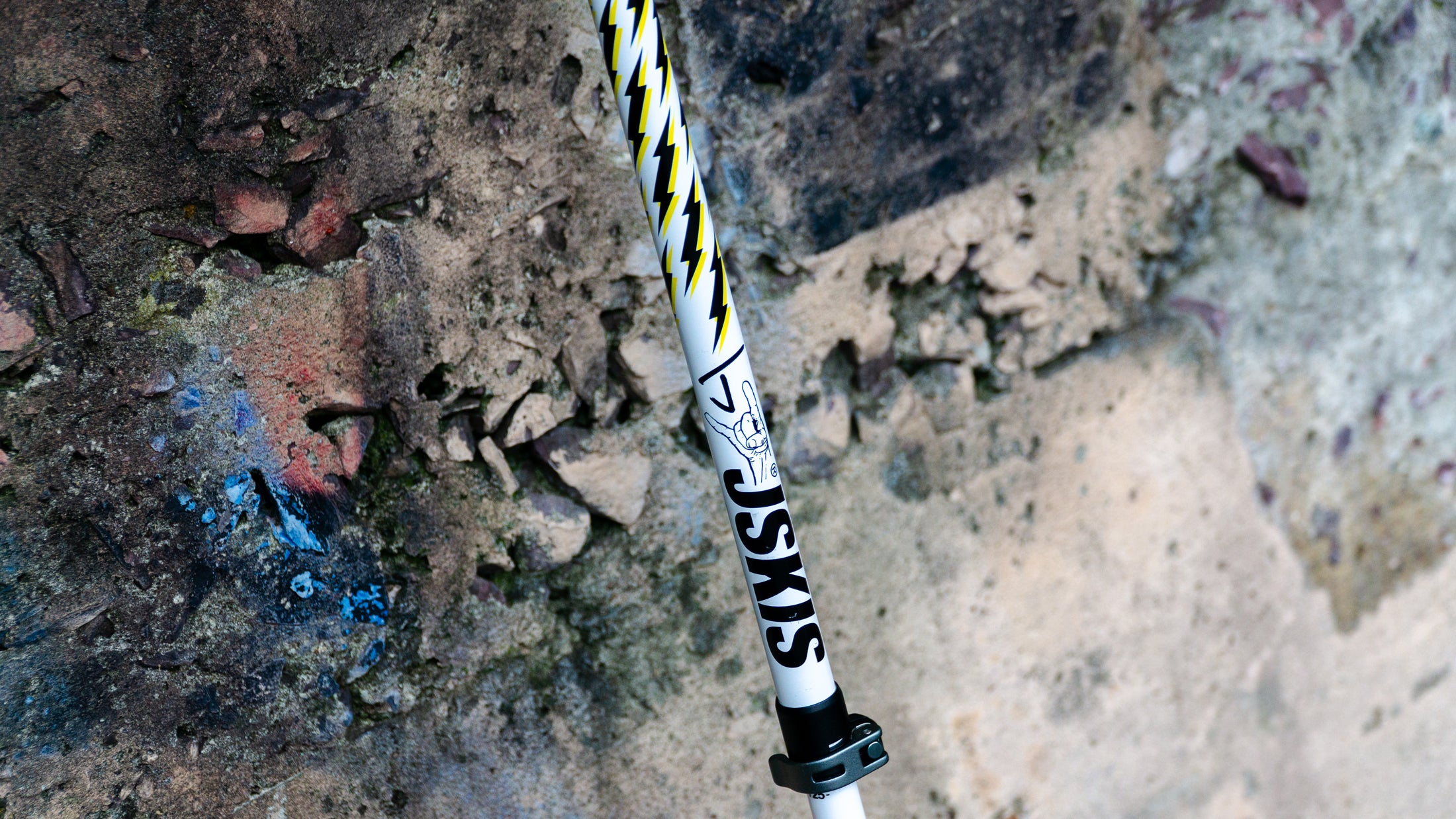 Wizard Staff Adjustable Ski Poles "White Lightning"