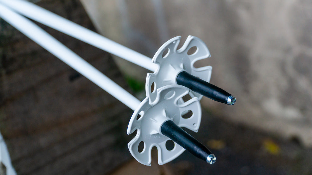 Wizard Staff Adjustable Ski Poles "White Lightning"